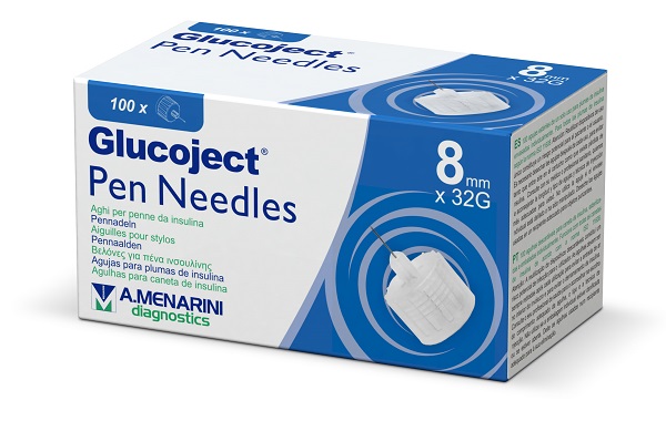 AGO PER PENNA DA INSULINA GLUCOJECT 8 MM GAUGE 32 100 PEZZI - Farmacia Dott. Pasquale Russo
