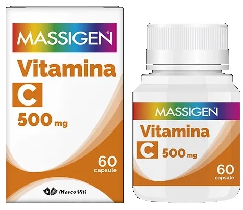 MASSIGEN C VITI 500MG DI VITAMINA C 60 CAPSULE - Farmacia Dott. Pasquale Russo