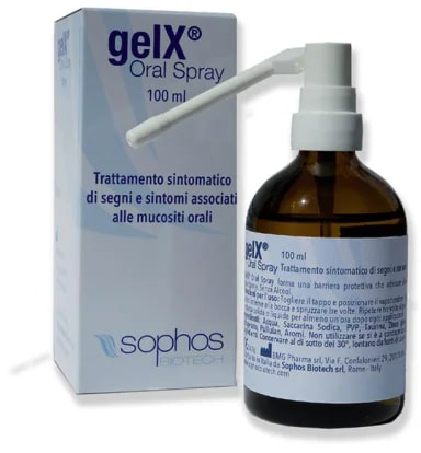 GEL SPRAY ORALE PER TRATTAMENTO SINTOMATICO SEGNI E SINTOMI ASSOCIATI ALLE MUCOSITI ORALI - Farmacia Dott. Pasquale Russo
