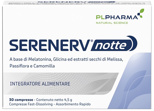 SERENERV NOTTE 30 COMPRESSE - Farmacia Dott. Pasquale Russo