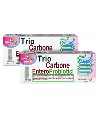 TRIOCARBONE ENTEROPROBIOTICI 7 FLACONCINI X 10 ML - Farmacia Dott. Pasquale Russo