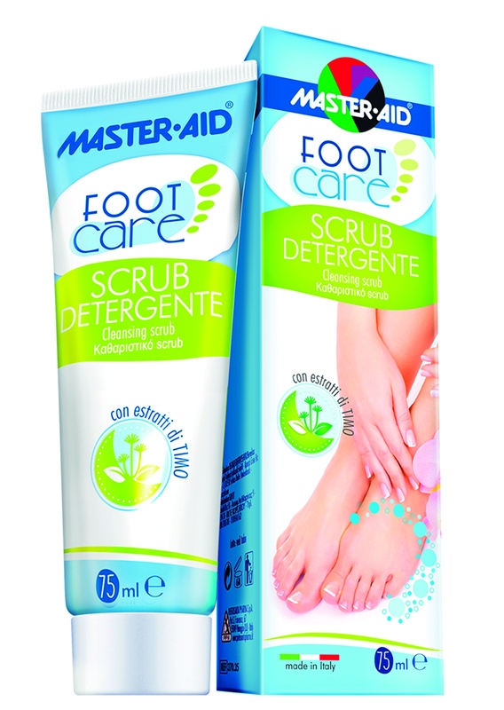 MASTER-AID FOOTCARE DETERGENTE SCRUB PER PIEDI 75 ML L4 - Farmacia Dott. Pasquale Russo