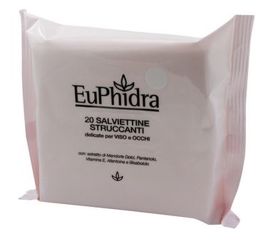 EUPHIDRA SALVIETTINE STRUCCANTI 20 PEZZI - Farmacia Dott. Pasquale Russo