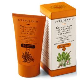 CREMA SOLARE CAROTA/SESAMO/KARITE' SPF30 125 ML - Farmacia Dott. Pasquale Russo