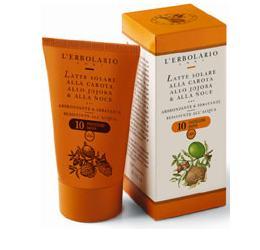 LATTE SOLARE CAROTA/JOJOBA/NOCE SPF10 125 ML - Farmacia Dott. Pasquale Russo