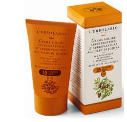CREMA ACCELERATRICE D'ABBRONZATURA OLIO DI JOJOBA SPF15 125 ML - Farmacia Dott. Pasquale Russo