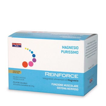 REINFORCE MAGNESIO PURISSIMO 30 BUSTE DI POLVERE SOLUBILE - Farmacia Dott. Pasquale Russo