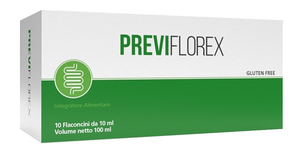 PREVIFLOREX 10 FLACONCINI DA 10 ML - Farmacia Dott. Pasquale Russo