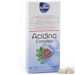 ACIDINA COMPLEX 20 TAVOLETTE - Farmacia Dott. Pasquale Russo