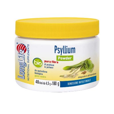 LONGLIFE PSYLLIUM POWDER BIO 180 G - Farmacia Dott. Pasquale Russo