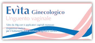 EVITA GINECOLOG UNGUENTO VAGINALE TUBO DA 30 G + 6 APPLICATORI VAGINALI MONOUSO - Farmacia Dott. Pasquale Russo