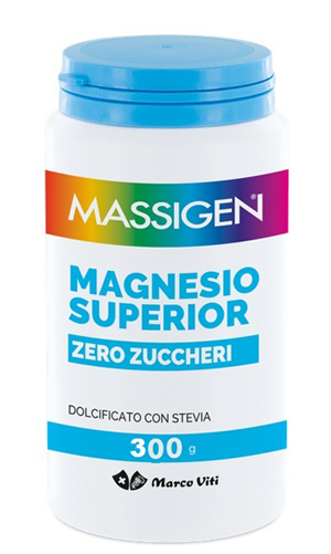 MASSIGEN MAGNESIO SUPERIOR ZERO ZUCCHERI 300 G - Farmacia Dott. Pasquale Russo