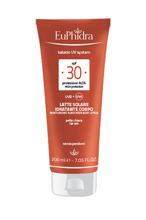 EUPHIDRA KALEIDO UV SYSTEM LATTE SOLARE CORPO 30 - Farmacia Dott. Pasquale Russo