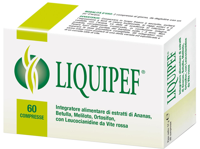 LIQUIPEF 60 COMPRESSE - Farmacia Dott. Pasquale Russo