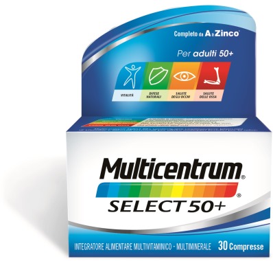 MULTICENTRUM SELECT 50+ 30 COMPRESSE - Farmacia Dott. Pasquale Russo