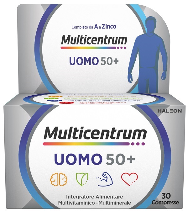 MULTICENTRUM UOMO 50+ 30 COMPRESSE - Farmacia Dott. Pasquale Russo