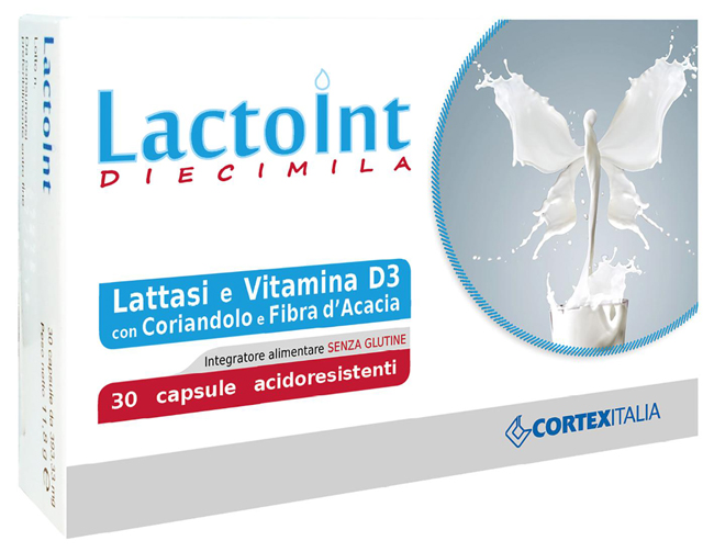 LACTOINT DIECIMILA 30 CAPSULE ACIDORESISTENTI SENZA GLUTINE - Farmacia Dott. Pasquale Russo