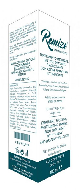 REMIZE CREMA CORPO 100 ML - Farmacia Dott. Pasquale Russo