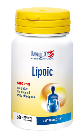 LONGLIFE LIPOIC 600 MG 30 COMPRESSE RIVESTITE DA 870 MG - Farmacia Dott. Pasquale Russo