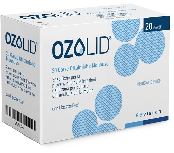 GARZA OZOLID OFTALMICA TNT CON OLIO OZONIZZATO IN FOSFOLIPIDI LIPOZONEYE 20 PEZZI - Farmacia Dott. Pasquale Russo