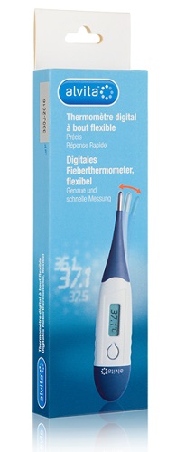 ALVITA TERMOMETRO DIGITALE CON PUNTA FLESSIBILE - Farmacia Dott. Pasquale Russo