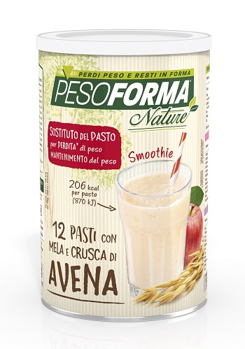 PESOFORMA NATURE SMOOTHIE MELA E CRUSCA AVENA 12 PASTI 420 G - Farmacia Dott. Pasquale Russo