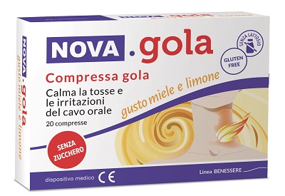 NOVA GOLA LIMONE/MIELE 20 COMPRESSE - Farmacia Dott. Pasquale Russo