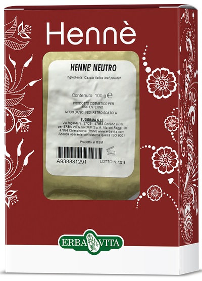 HENNE COLORANTE CAPELLI NEUTRO 100 G - Farmacia Dott. Pasquale Russo