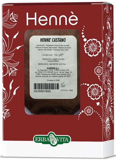 HENNE COLORANTE CAPELLI CASTANO 100 G - Farmacia Dott. Pasquale Russo
