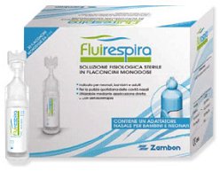 FLUIRESPIRA SOLUZIONE FISIOLOGICA STERILE 30 FLACONCINI MONODOSE DA 5ML - Farmacia Dott. Pasquale Russo
