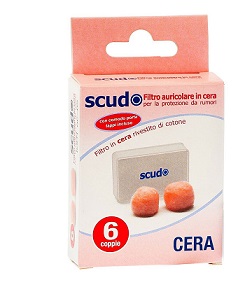 TAPPO AURICOLARE EARPLUG SCUDO IN CERA 6 COPPIE 12 PEZZI ARTICOLO 7EN081 - Farmacia Dott. Pasquale Russo
