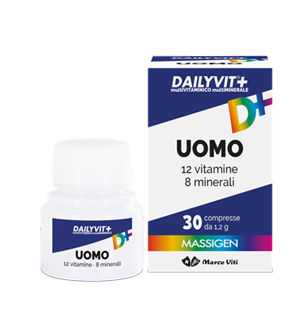 MASSIGEN UOMO MULTIVITAMINICO E MULTIMINERALE 30 COMPRESSE RIVESTITE - Farmacia Dott. Pasquale Russo