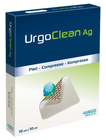 MEDICAZIONE TNT ASSORBENTE GELIFICANTE URGOCLEAN AG/SILVER 10X10CM 5 PEZZI - Farmacia Dott. Pasquale Russo