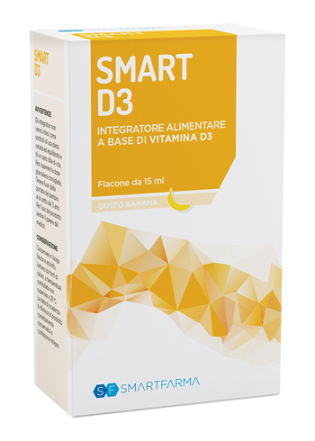 SMART D3 GOCCE 15 ML GUSTO BANANA - Farmacia Dott. Pasquale Russo