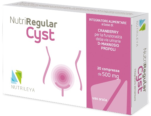 NUTRIREGULAR CYST 20 CAPSULE 500 MG - Farmacia Dott. Pasquale Russo