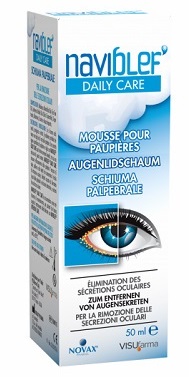 NAVIBLEF DAILY CARE SCHIUMA PER RIMOZIONE SECREZIONI OCULARI DA PALPEBRE E CIGLIA 50 ML - Farmacia Dott. Pasquale Russo