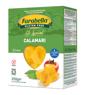 FARABELLA CALAMARI SENZA GLUTINE 250 G - Farmacia Dott. Pasquale Russo