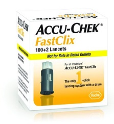 LANCETTE PUNGIDITO ACCU-CHEK FASTCLIX 100 + 2 PEZZI - Farmacia Dott. Pasquale Russo