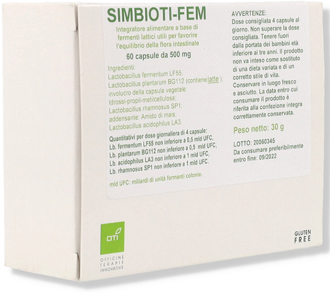 SIMBIOTI FEM 60 CAPSULE - Farmacia Dott. Pasquale Russo