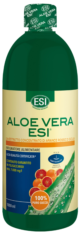 ESI ALOE SUCCO ARANCIA ROSSA 1000 ML - Farmacia Dott. Pasquale Russo