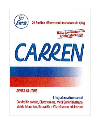CARREN 20 BUSTINE EFFERVESCENTI MONODOSE DA 4,6 G L'UNA - Farmacia Dott. Pasquale Russo