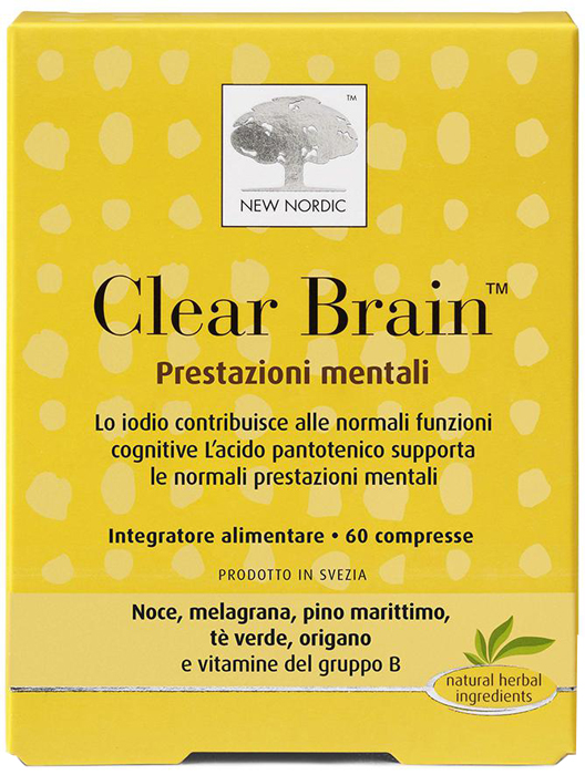 CLEAR BRAIN 60 COMPRESSE - Farmacia Dott. Pasquale Russo