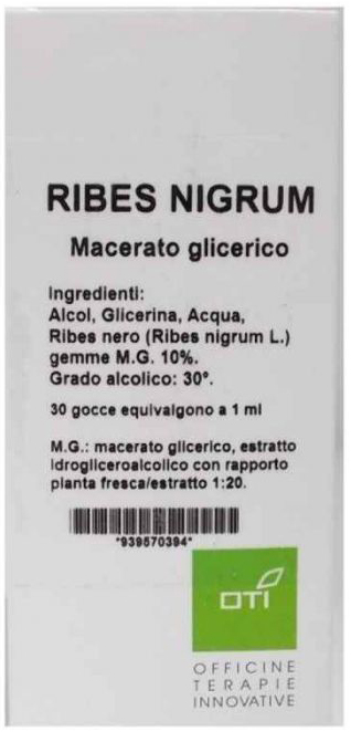 RIBES NIGRUM MACERATO GLICERICO 10% GOCCE 100ML - Farmacia Dott. Pasquale Russo