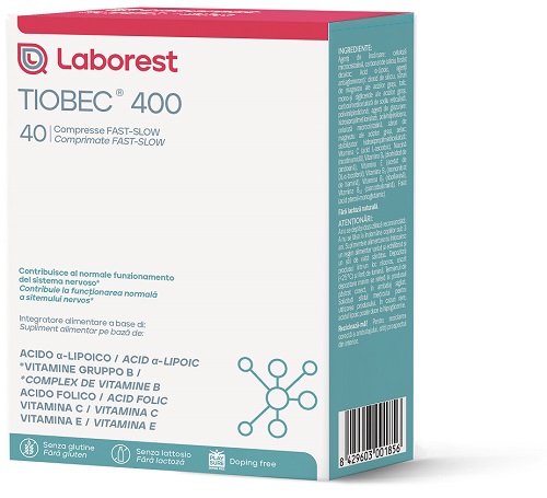 TIOBEC 400 40 COMPRESSE FAST-SLOW DA 1,28 G - Farmacia Dott. Pasquale Russo