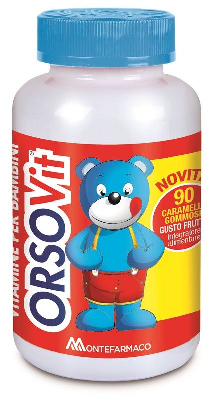 ORSOVIT CARAMELLE GOMMOSE 90 PEZZI - Farmacia Dott. Pasquale Russo