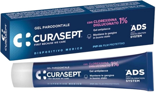 CURASEPT ADS GEL PARODONTALE CLOREXIDINA DIGLUCONATO 1% 30 ML - Farmacia Dott. Pasquale Russo