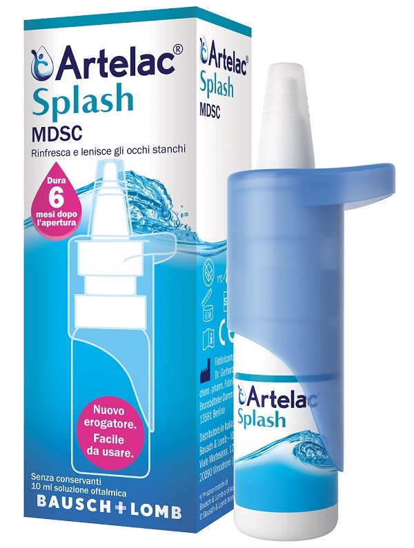 ARTELAC SPLASH GOCCE OCULARI 10 FLACONCINI MONODOSE 0,5 ML - Farmacia Dott. Pasquale Russo