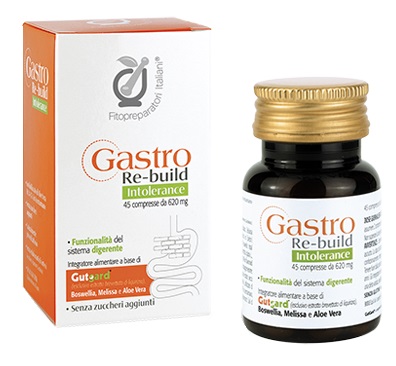 FITOPREPARATORI ITALIANI GASTRO RE-BUILD INTOLER 45 COMPRESSE - Farmacia Dott. Pasquale Russo