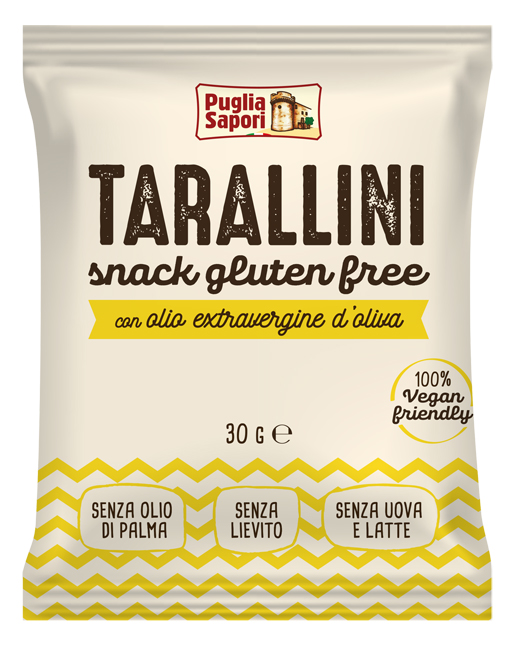 PUGLIA SAPORI TARALLINI OLIO EXTRAVERGINE DI OLIVA 30 G - Farmacia Dott. Pasquale Russo
