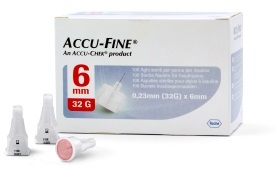AGO PER PENNA DA INSULINA ACCU-FINE PEN NEEDLE ACCU-CHEK GAUGE 32 X 6MM 100 PEZZI - Farmacia Dott. Pasquale Russo